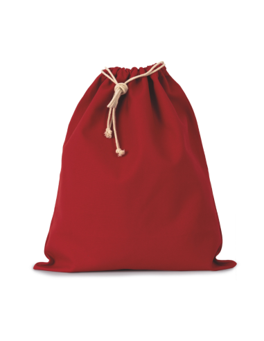 K-KI0747-COTTON BAG WITH DRAWCORD CLOSURE - LARGE SIZE
